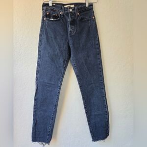 Levi's Wedgie Premium Quality Jeans Size 24 raw hem